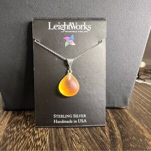 LeightWorks Wearable Fine Art Sterling Silver Necklace N12 B20